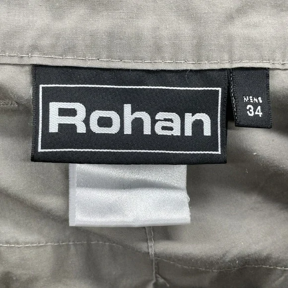 Rohan Hiking Pants Men's 33x31* Beige Canvas Gorpcore Utility Workwear Camping